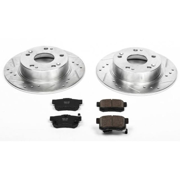 Power Stop 04-08 Acura TSX Rear Z23 Evolution Sport Brake Kit - Bull Strap