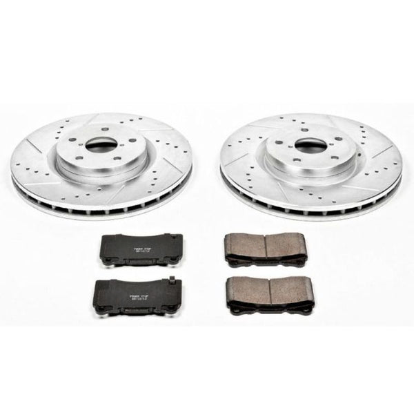 Power Stop 05-14 Subaru Impreza Front Z23 Evolution Sport Brake Kit - Bull Strap