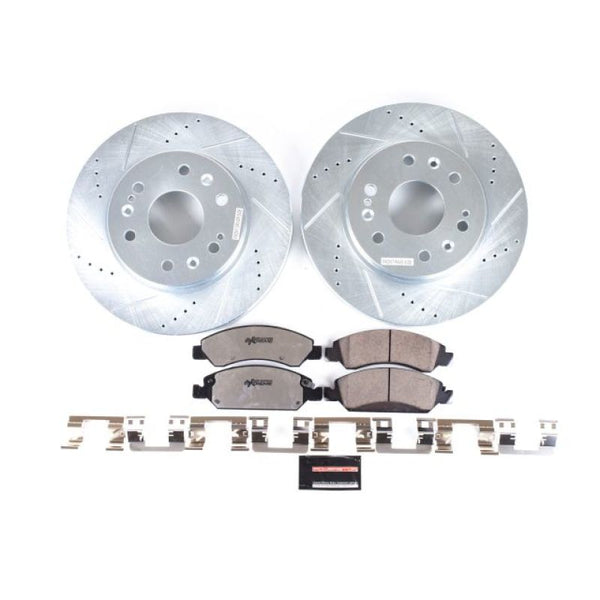 Power Stop 07-18 Chevrolet Silverado 1500 Front Z36 Truck & Tow Brake Kit - Bull Strap