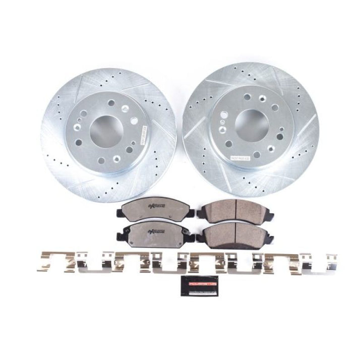 Power Stop 07-18 Chevrolet Silverado 1500 Front Z36 Truck & Tow Brake Kit - Bull Strap