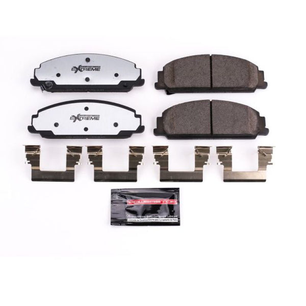 Power Stop 08-09 Pontiac G8 Front Z26 Extreme Street Brake Pads w/Hardware - Bull Strap