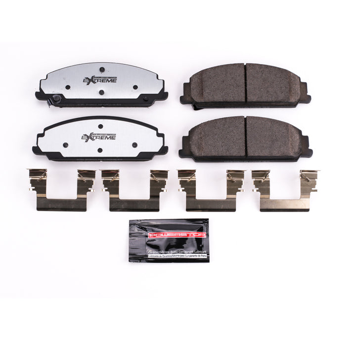 Power Stop 08-09 Pontiac G8 Front Z26 Extreme Street Brake Pads w/Hardware - Bull Strap