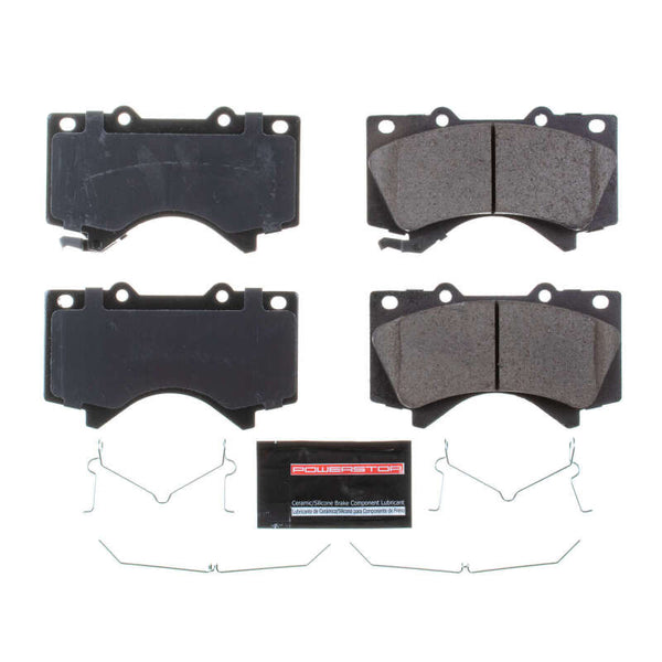 Power Stop 08-11 Lexus LX570 Front Z23 Evolution Sport Brake Pads w/Hardware - Bull Strap