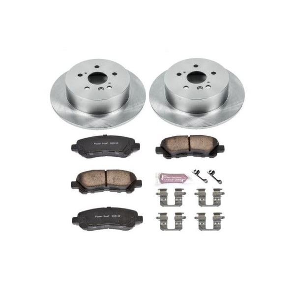 Power Stop 08-13 Toyota Highlander Rear Autospecialty Brake Kit - Bull Strap