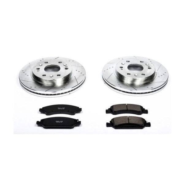 Power Stop 08-19 Cadillac Escalade Front Z23 Evolution Sport Brake Kit - Bull Strap