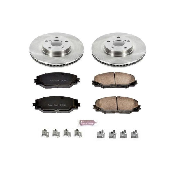 Power Stop 09-10 Pontiac Vibe Front Autospecialty Brake Kit - Bull Strap