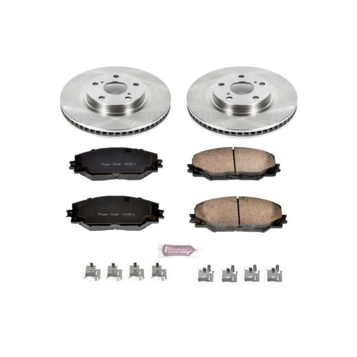 Power Stop 09-10 Pontiac Vibe Front Autospecialty Brake Kit - Bull Strap