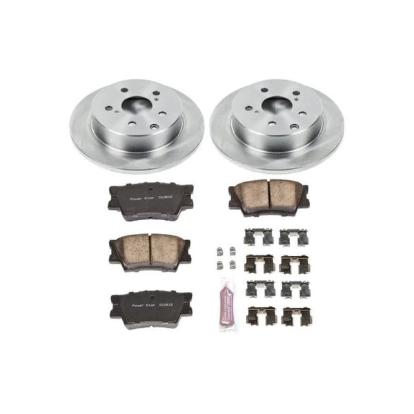 Power Stop 10-12 Lexus HS250h Rear Autospecialty Brake Kit - Bull Strap