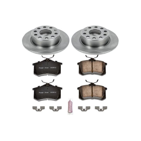 Power Stop 10-13 Audi A3 Rear Autospecialty Brake Kit - Bull Strap