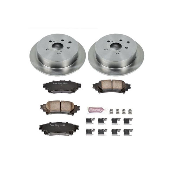 Power Stop 10-15 Lexus RX350 Rear Autospecialty Brake Kit - Bull Strap