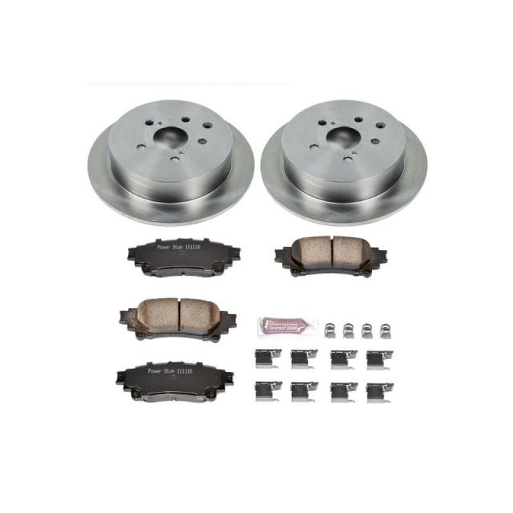 Power Stop 10-15 Lexus RX350 Rear Autospecialty Brake Kit - Bull Strap