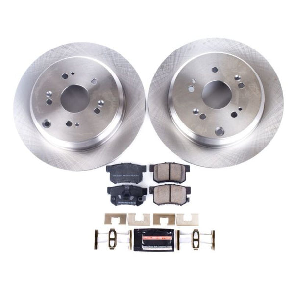 Power Stop 10-18 Acura RDX Rear Autospecialty Brake Kit - Bull Strap