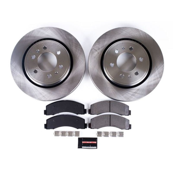 Power Stop 10-18 Ford Expedition Front Autospecialty Brake Kit - Bull Strap