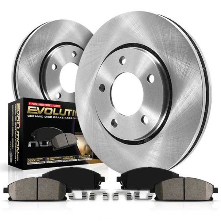 Power Stop 10-18 Hyundai Santa Fe Rear Autospecialty Brake Kit - Bull Strap