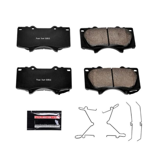 Power Stop 10-19 Lexus GX460 Front Z23 Evolution Sport Brake Pads w/Hardware - Bull Strap