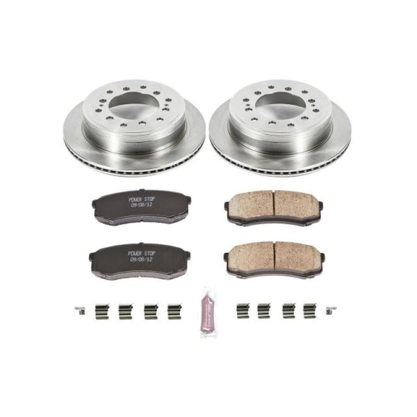 Power Stop 10-19 Lexus GX460 Rear Autospecialty Brake Kit - Bull Strap