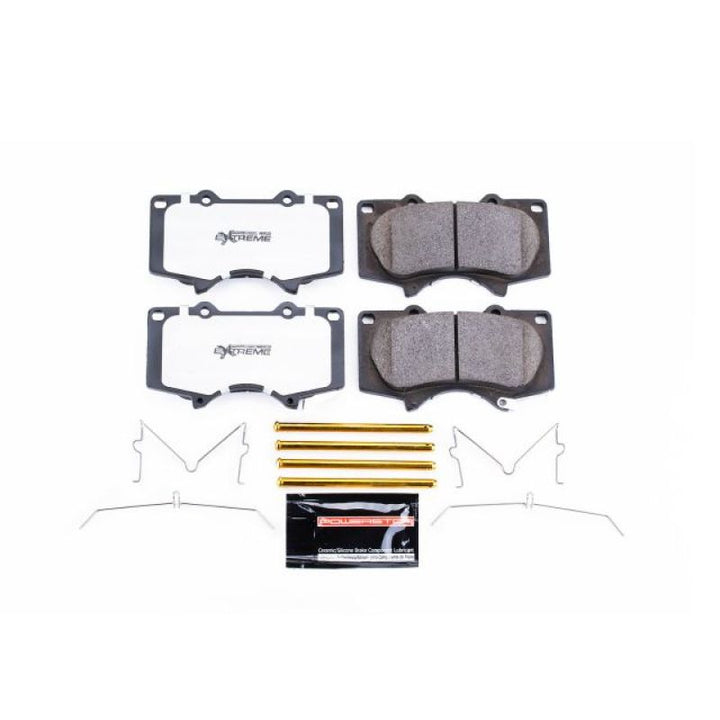 Power Stop 10-19 Toyota 4Runner Front Z36 Truck & Tow Brake Pads w/Hardware - Bull Strap