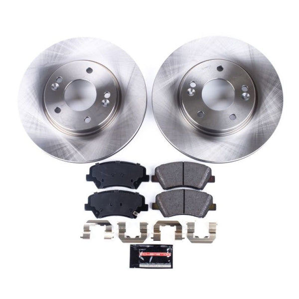 Power Stop 11-16 Hyundai Elantra Front Autospecialty Brake Kit - Bull Strap