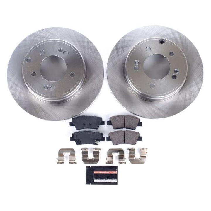 Power Stop 12-17 Hyundai Azera Rear Autospecialty Brake Kit - Bull Strap