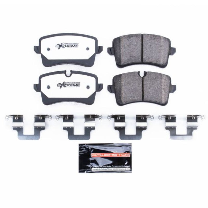 Power Stop 12-18 Audi A6 Rear Z26 Extreme Street Brake Pads w/Hardware - Bull Strap