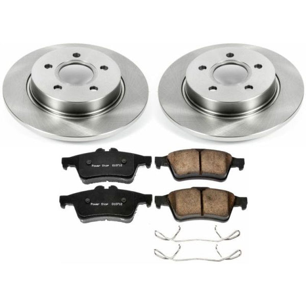 Power Stop 12-18 Ford Focus Rear Autospecialty Brake Kit - Bull Strap