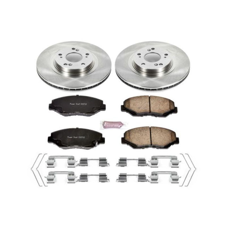 Power Stop 13-15 Acura ILX Front Autospecialty Brake Kit - Bull Strap