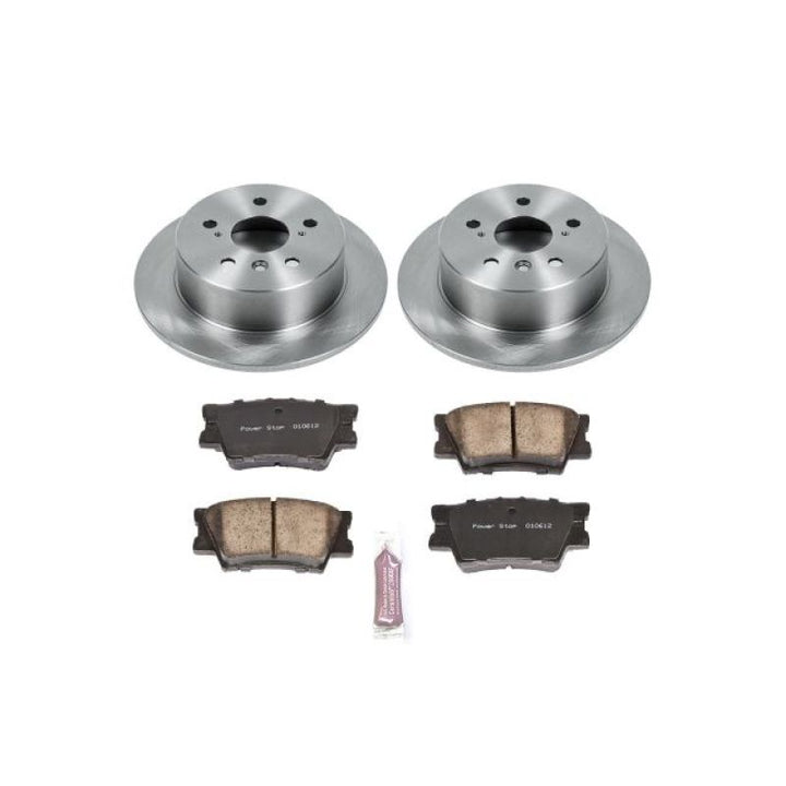 Power Stop 13-18 Lexus ES300h Rear Autospecialty Brake Kit - Bull Strap