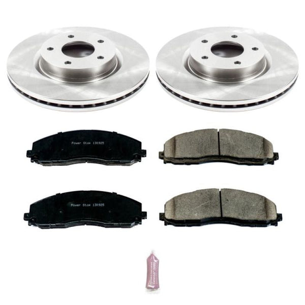 Power Stop 13-18 Nissan Altima Front Autospecialty Brake Kit - Bull Strap