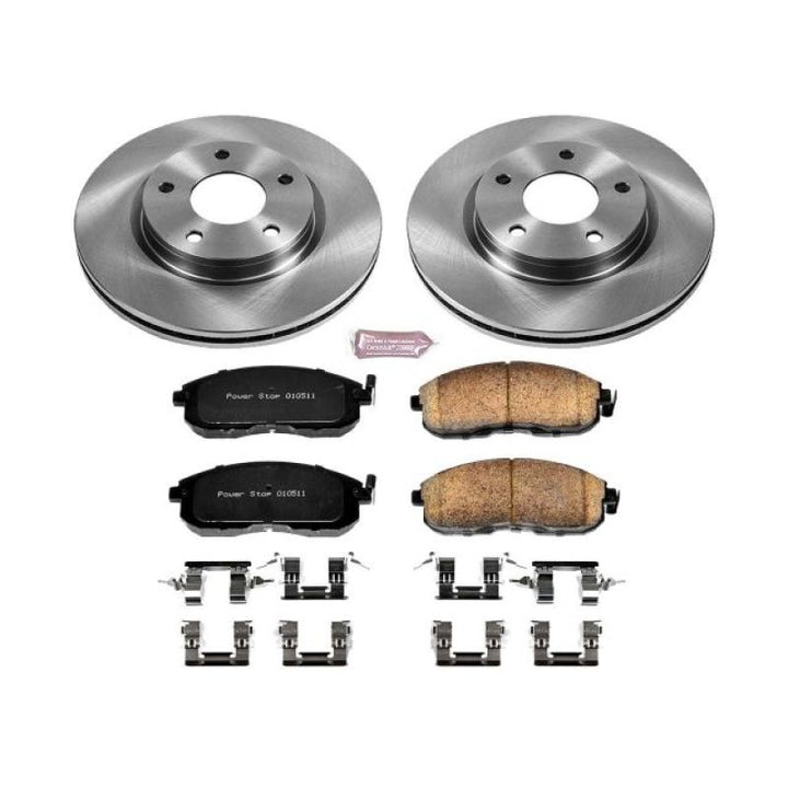 Power Stop 13-18 Nissan Sentra Front Autospecialty Brake Kit - Bull Strap
