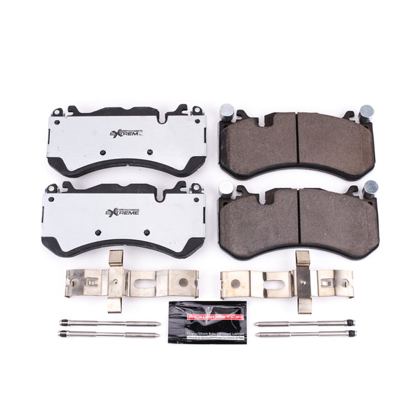 Power Stop 14-18 Audi RS7 Front Z26 Extreme Street Brake Pads w/Hardware - Bull Strap