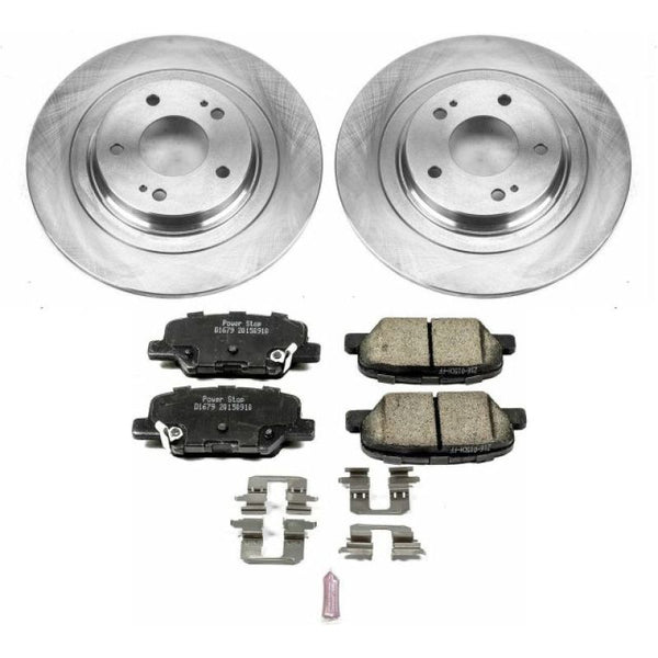 Power Stop 14-18 Mitsubishi Outlander Rear Autospecialty Brake Kit - Bull Strap