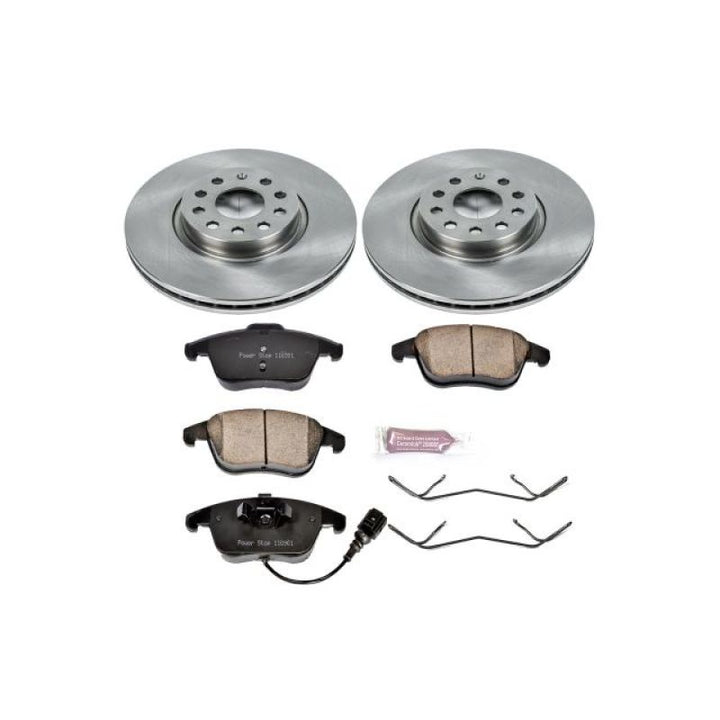 Power Stop 15-18 Audi Q3 Front Autospecialty Brake Kit - Bull Strap