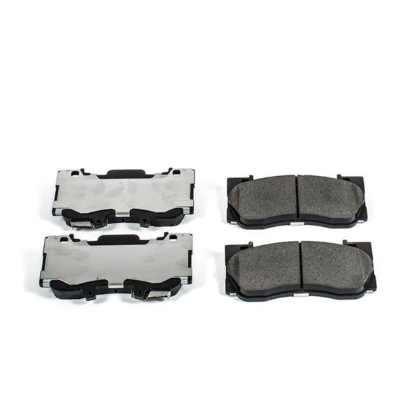 Power Stop 15-19 Ford Mustang Front Z26 Extreme Street Brake Pads w/Hardware - Bull Strap