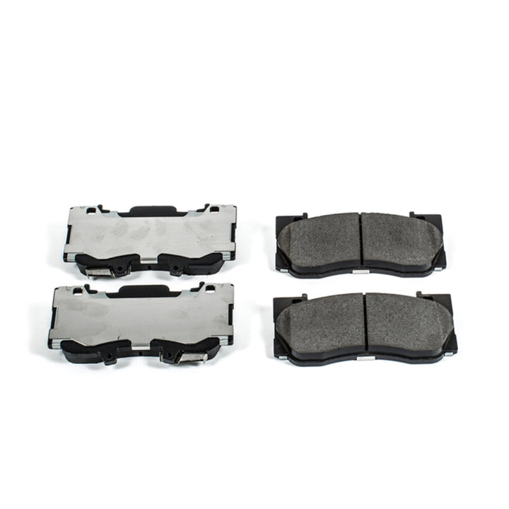 Power Stop 15-19 Ford Mustang Front Z26 Extreme Street Brake Pads w/Hardware - Bull Strap