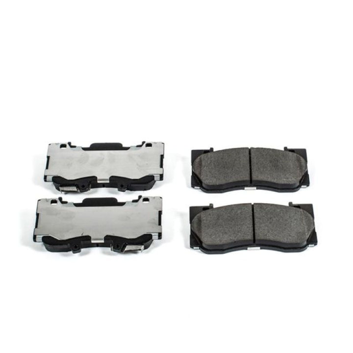 Power Stop 15-19 Ford Mustang Front Z26 Extreme Street Brake Pads w/Hardware - Bull Strap