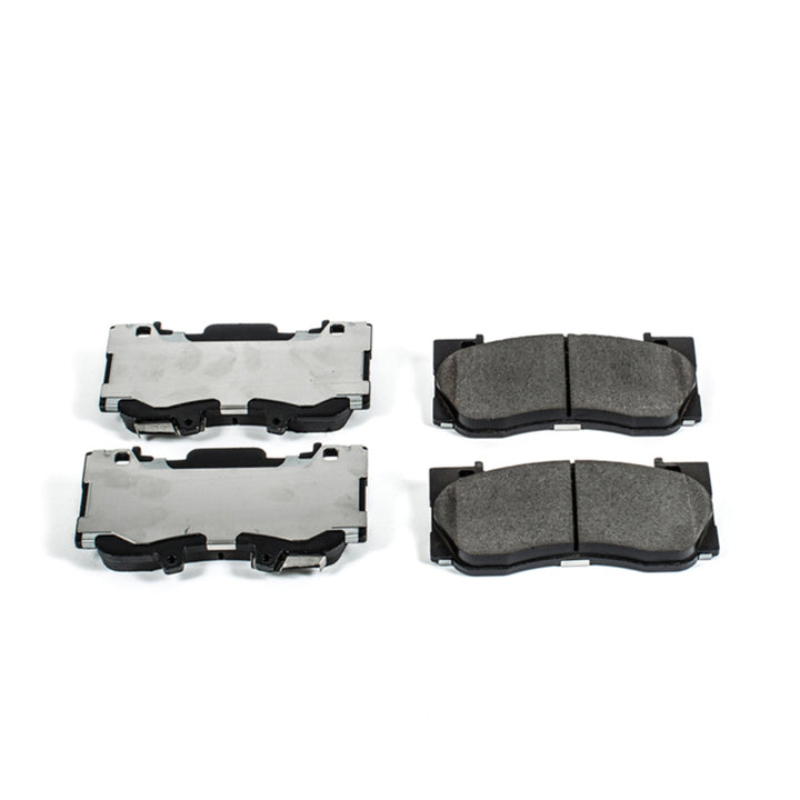 Power Stop 15-19 Ford Mustang Front Z26 Extreme Street Brake Pads w/Hardware - Bull Strap