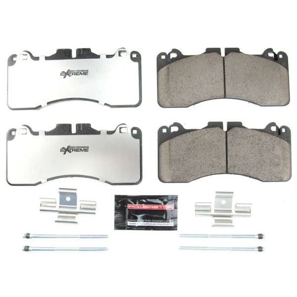 Power Stop 16-18 Lexus GS F Front Z26 Extreme Street Brake Pads w/Hardware - Bull Strap