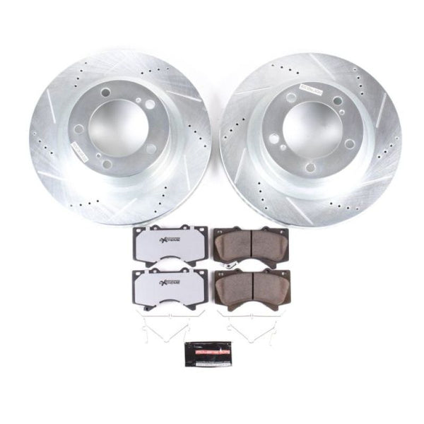 Power Stop 16-18 Lexus LX570 Front Z36 Truck & Tow Brake Kit - Bull Strap
