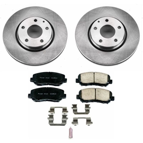 Power Stop 16-18 Mazda CX-5 Front Autospecialty Brake Kit - Bull Strap