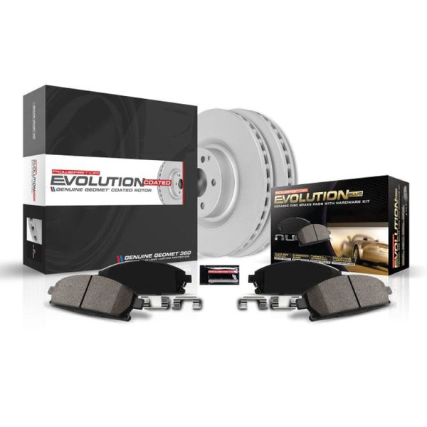 Power Stop 16-18 Mazda CX-9 Front Z17 Evolution Geomet Coated Brake Kit - Bull Strap