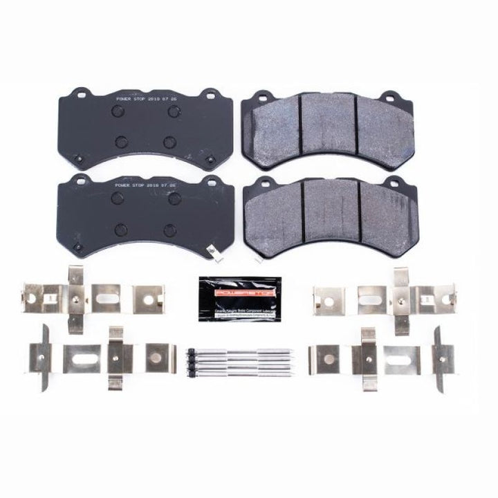 Power Stop 16-19 Cadillac ATS Front Track Day Brake Pads - Bull Strap