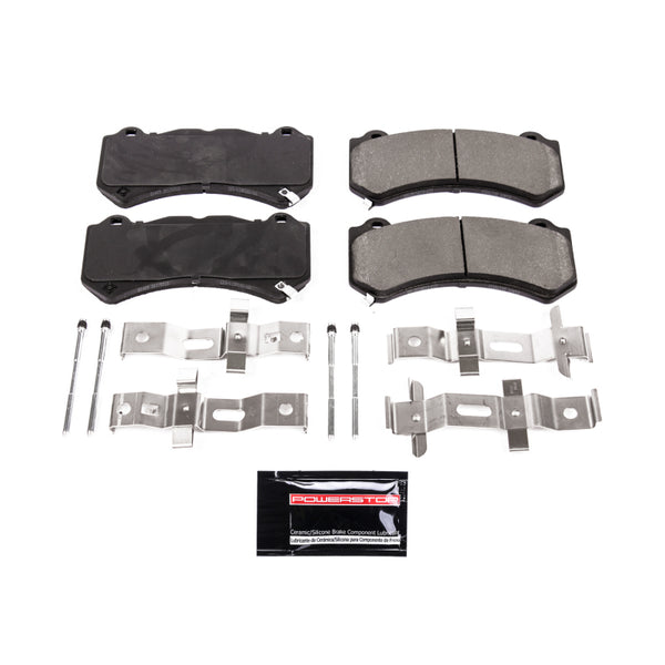 Power Stop 16-19 Cadillac ATS Front Z23 Evolution Sport Brake Pads w/Hardware - Bull Strap