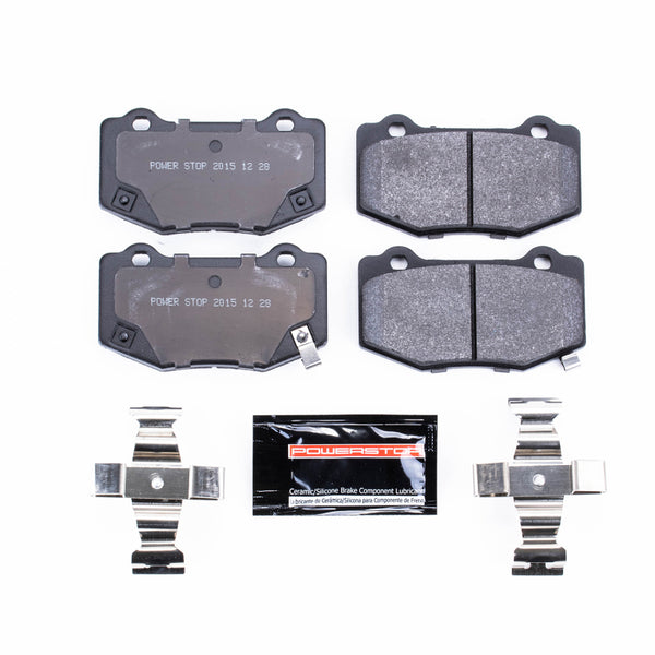 Power Stop 16-19 Cadillac ATS Rear Track Day Brake Pads - Bull Strap