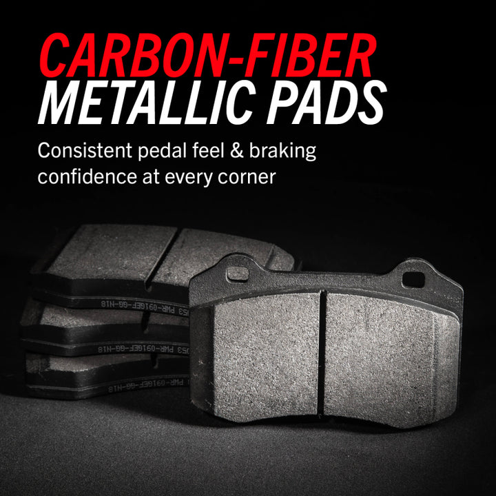 Power Stop 16-19 Cadillac ATS Rear Track Day Brake Pads - Bull Strap