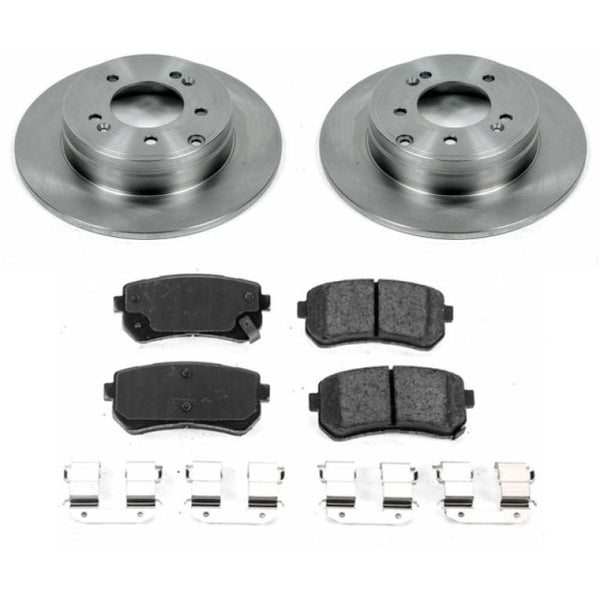 Power Stop 16-19 Hyundai Sonata Rear Autospecialty Brake Kit - Bull Strap