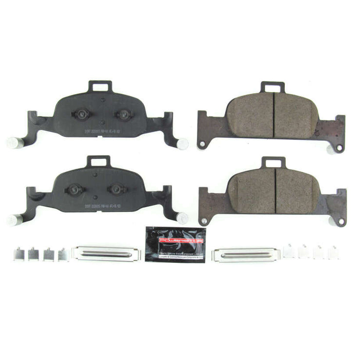 Power Stop 17-18 Audi A4 Front Z23 Evolution Sport Brake Pads w/Hardware - Bull Strap