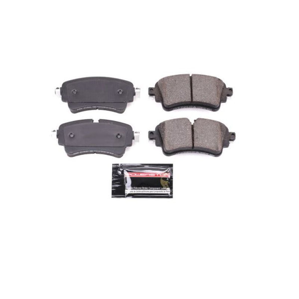 Power Stop 17-19 Audi A4 Rear Z23 Evolution Sport Brake Pads w/Hardware - Bull Strap