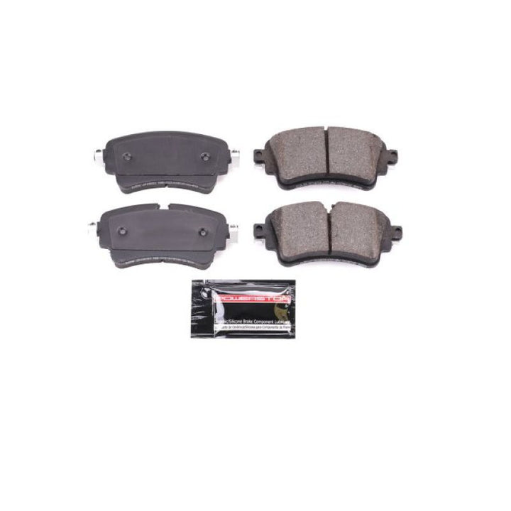 Power Stop 17-19 Audi A4 Rear Z23 Evolution Sport Brake Pads w/Hardware - Bull Strap