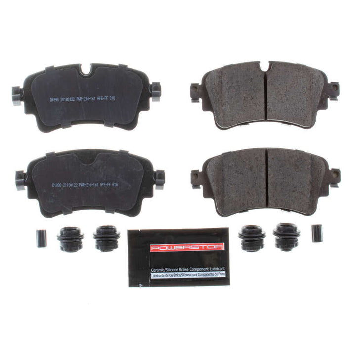 Power Stop 17-19 Audi A4 Rear Z23 Evolution Sport Brake Pads w/Hardware - Bull Strap