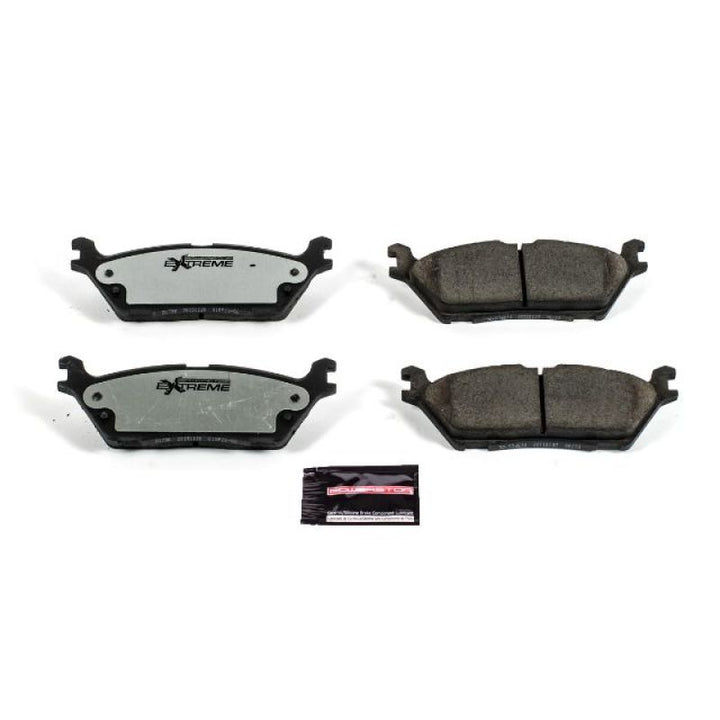 Power Stop 18-19 Ford Expedition Rear Z36 Truck & Tow Brake Pads w/Hardware - Bull Strap